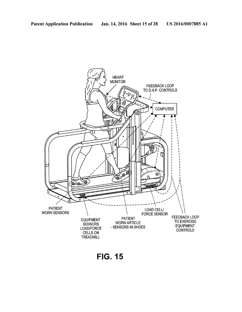 METHOD OF GAIT EVALUATION AND TRAINING WITH DIFFERENTIAL PRESSURE SYSTEM - diagram, schematic, and image 16