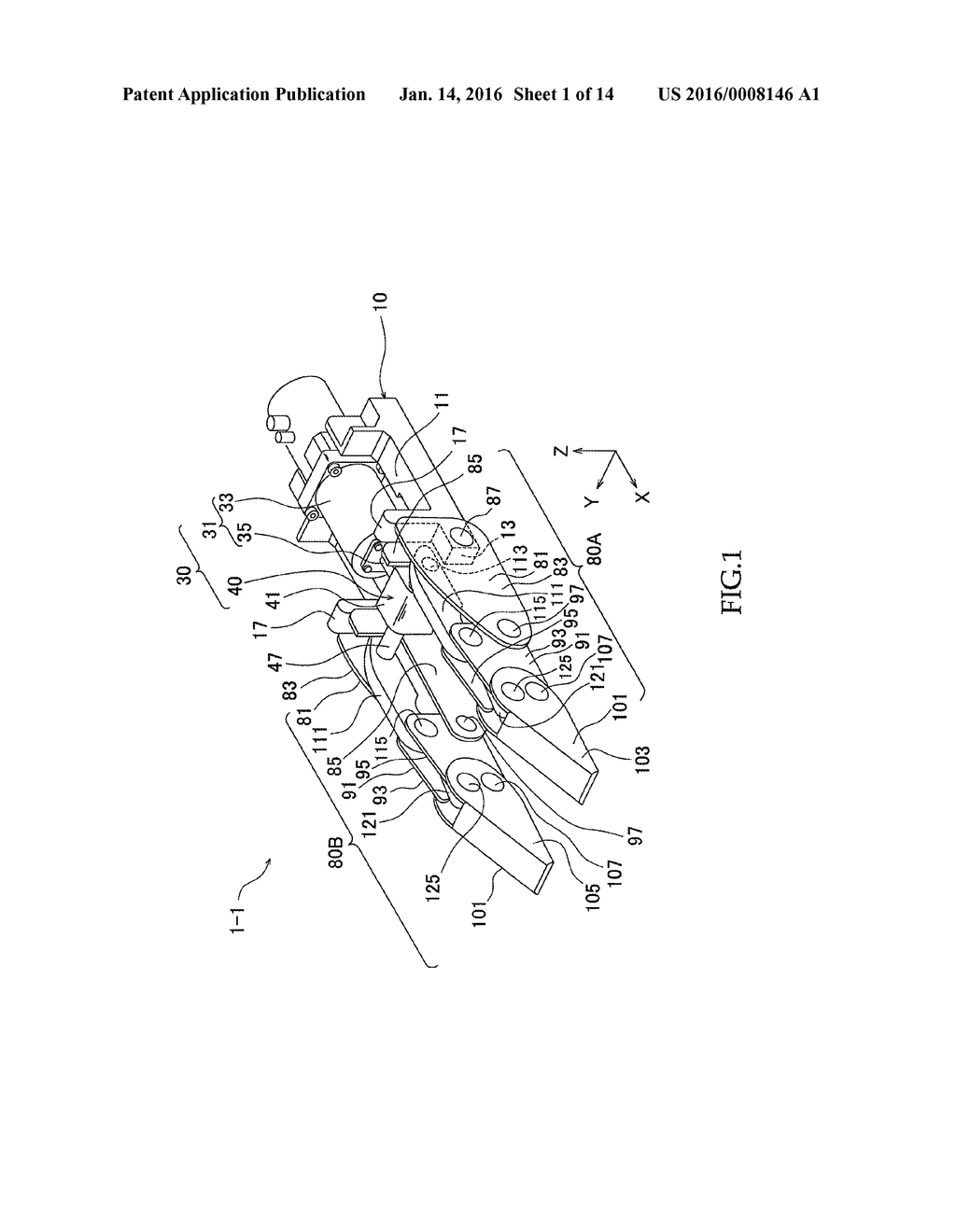 ARTICULATED MECHANISM, FINGER, AND HAND - diagram, schematic, and image 02