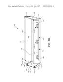 MOVEABLE CORNER ELEMENT FOR A CASKET diagram and image