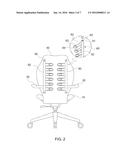 FUNCTIONAL CHAIR INCLUDING ACUPRESSURE BALLS diagram and image