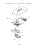 Rotating and Extensible Swinging Massage Head Unit diagram and image