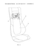 Rotating and Extensible Swinging Massage Head Unit diagram and image