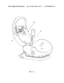 Rotating and Extensible Swinging Massage Head Unit diagram and image