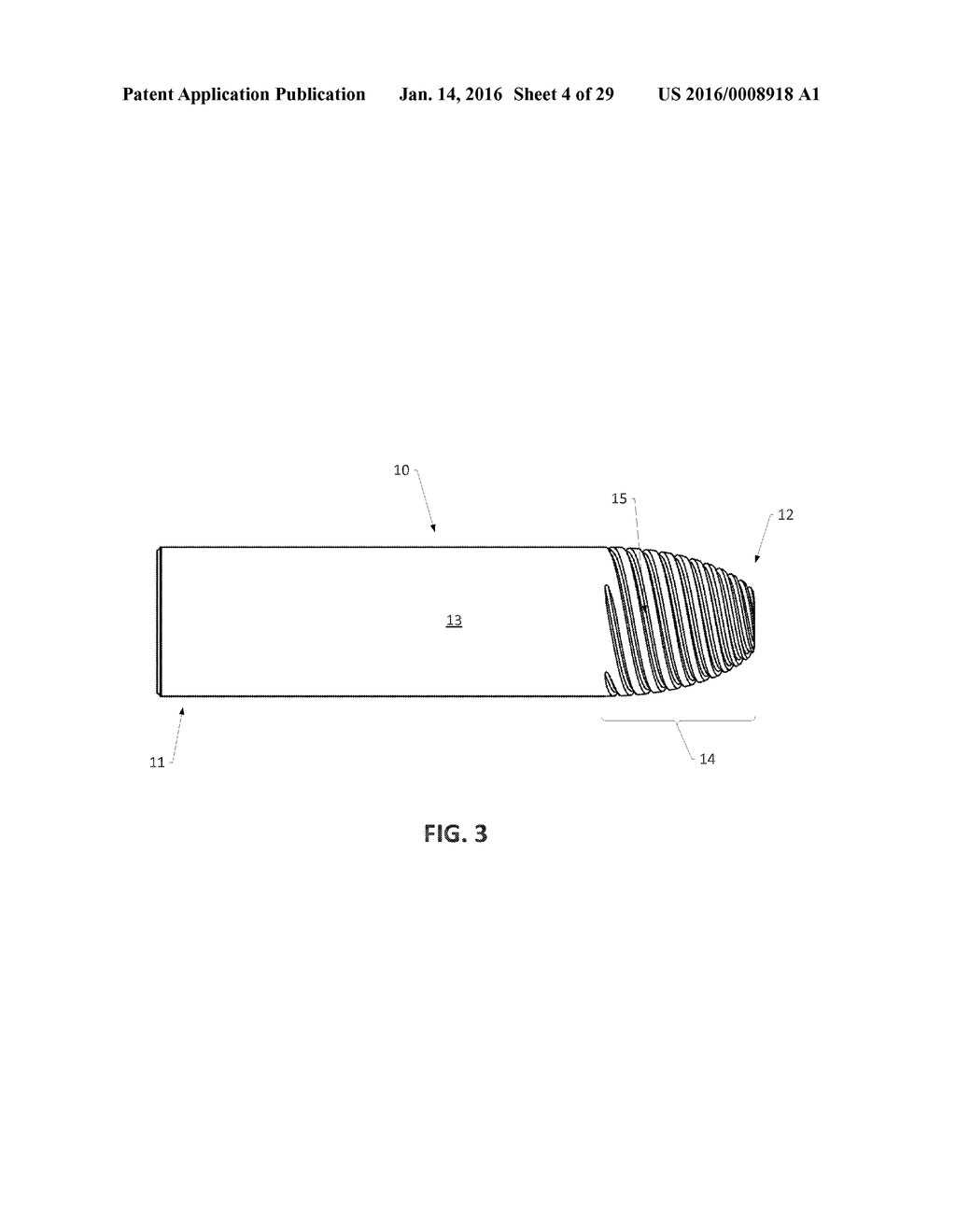 CONTROLLED SPEED FRICTION STIR TOOL PROBE BODIES HAVING NON-LINEAR,     CONTINUOUS, MONOTONICALLY-DECREASING CURVED AXIAL PROFILES AND INTEGRATED     SURFACE FEATURES - diagram, schematic, and image 05