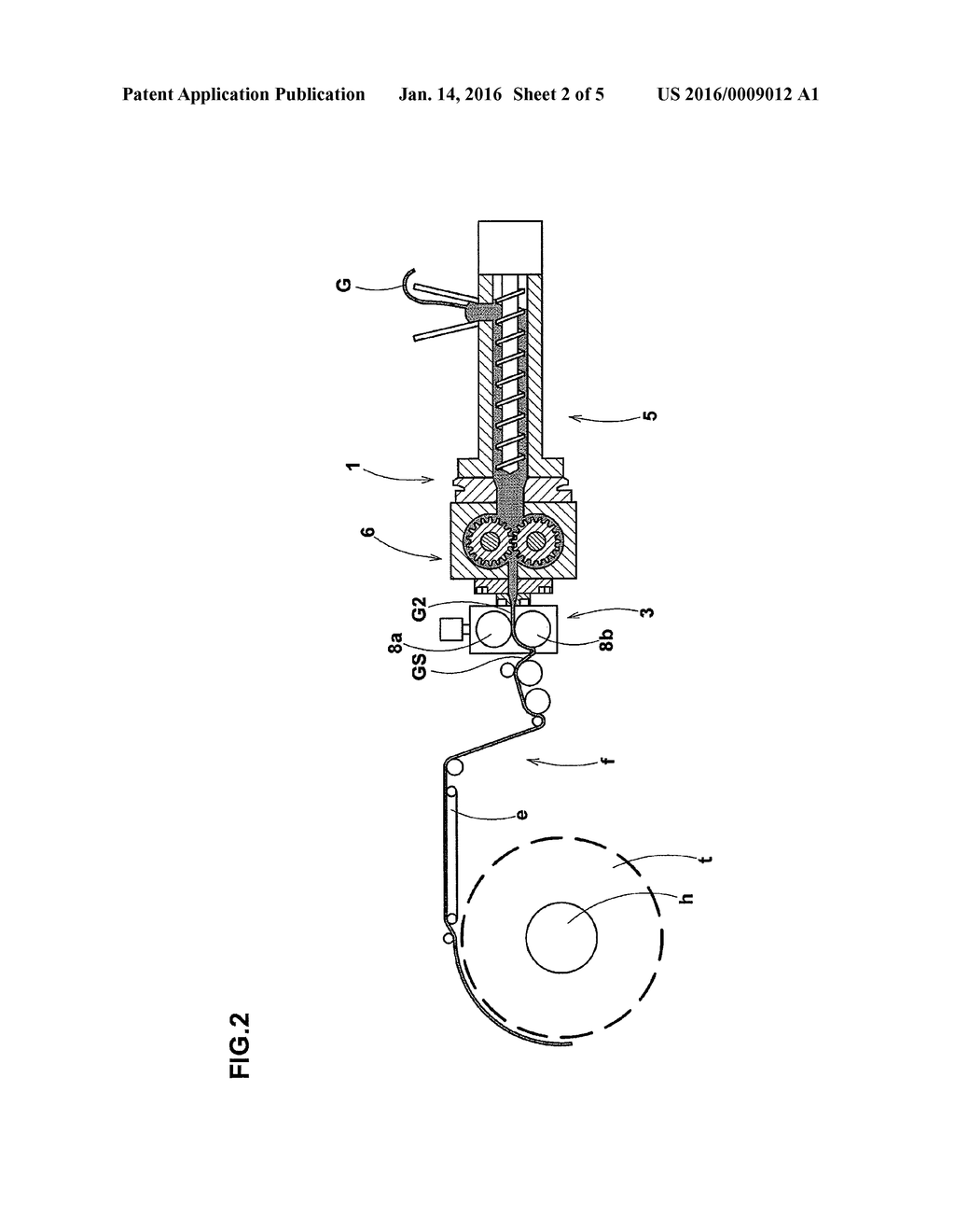 APPARATUS AND METHOD FOR MANUFACTURING RAW RUBBER STRIP - diagram, schematic, and image 03
