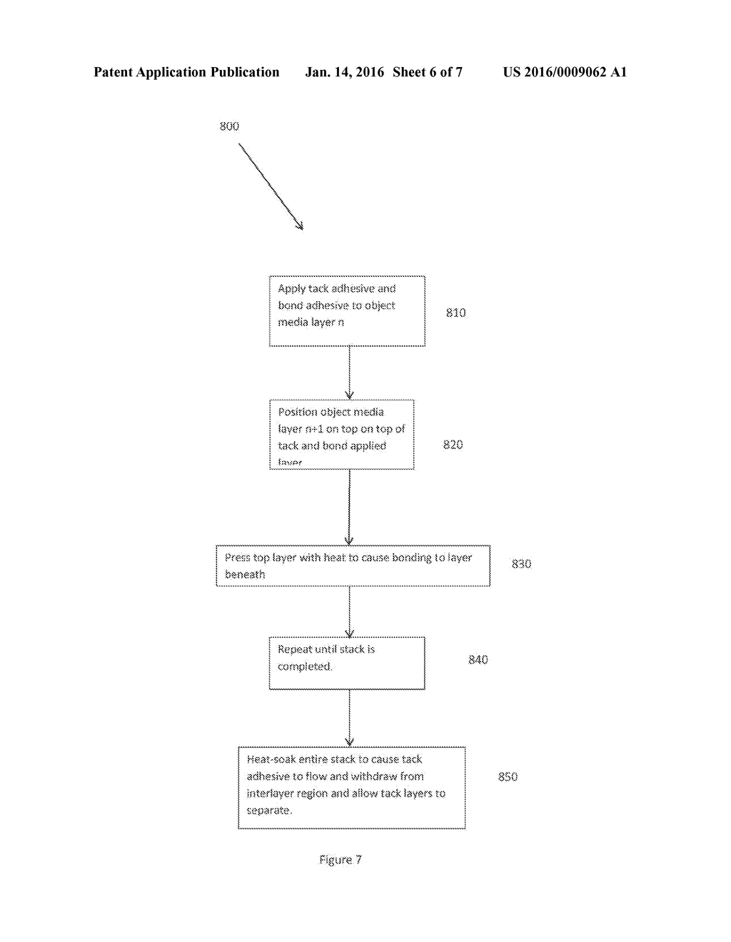 TACK AND BOND ADHESIVE SYSTEM AND METHOD FOR LAYERED OBJECT MANUFACTURE - diagram, schematic, and image 07