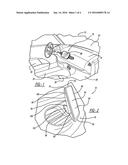 DISASSOCIATED ARTICULATING DISPLAY DEVICE FOR A VEHICLE INTERIOR diagram and image