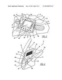 DISASSOCIATED ARTICULATING DISPLAY DEVICE FOR A VEHICLE INTERIOR diagram and image