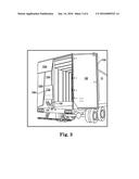 SELF-DEPLOYING APPARATUSES, ASSEMBLIES, AND METHODS FOR DRAG REDUCTION OF     LAND VEHICLES diagram and image