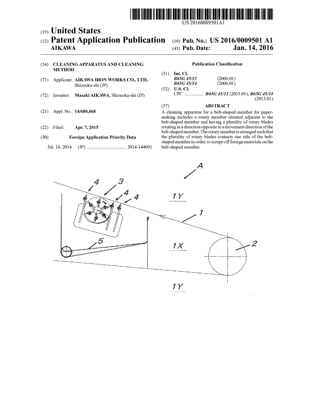 CLEANING APPARATUS AND CLEANING METHOD - diagram, schematic, and image 01