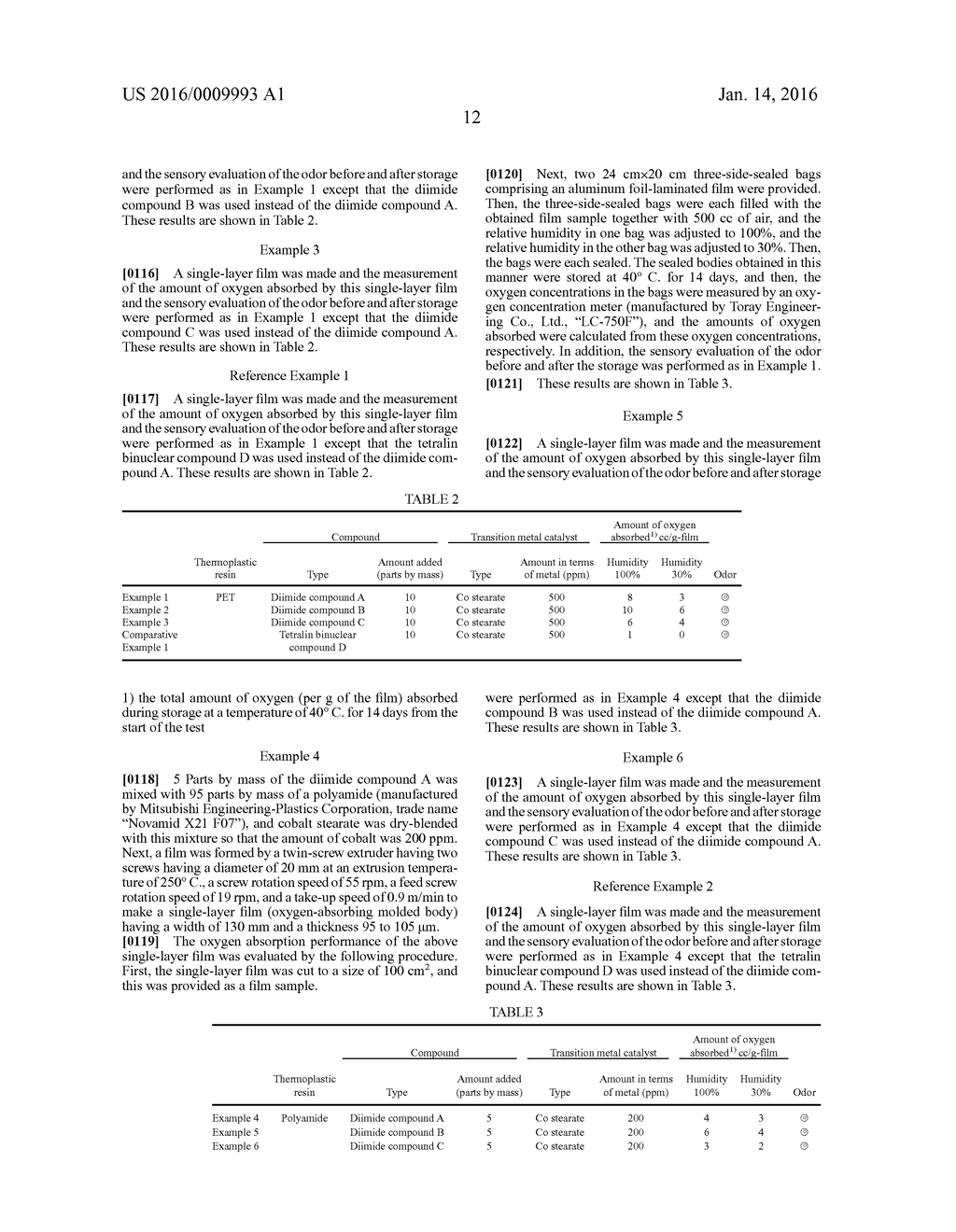 OXYGEN ABSORBENT COMPOSITION AND MOLDED BODY AND PACKAGE USING THE SAME - diagram, schematic, and image 13