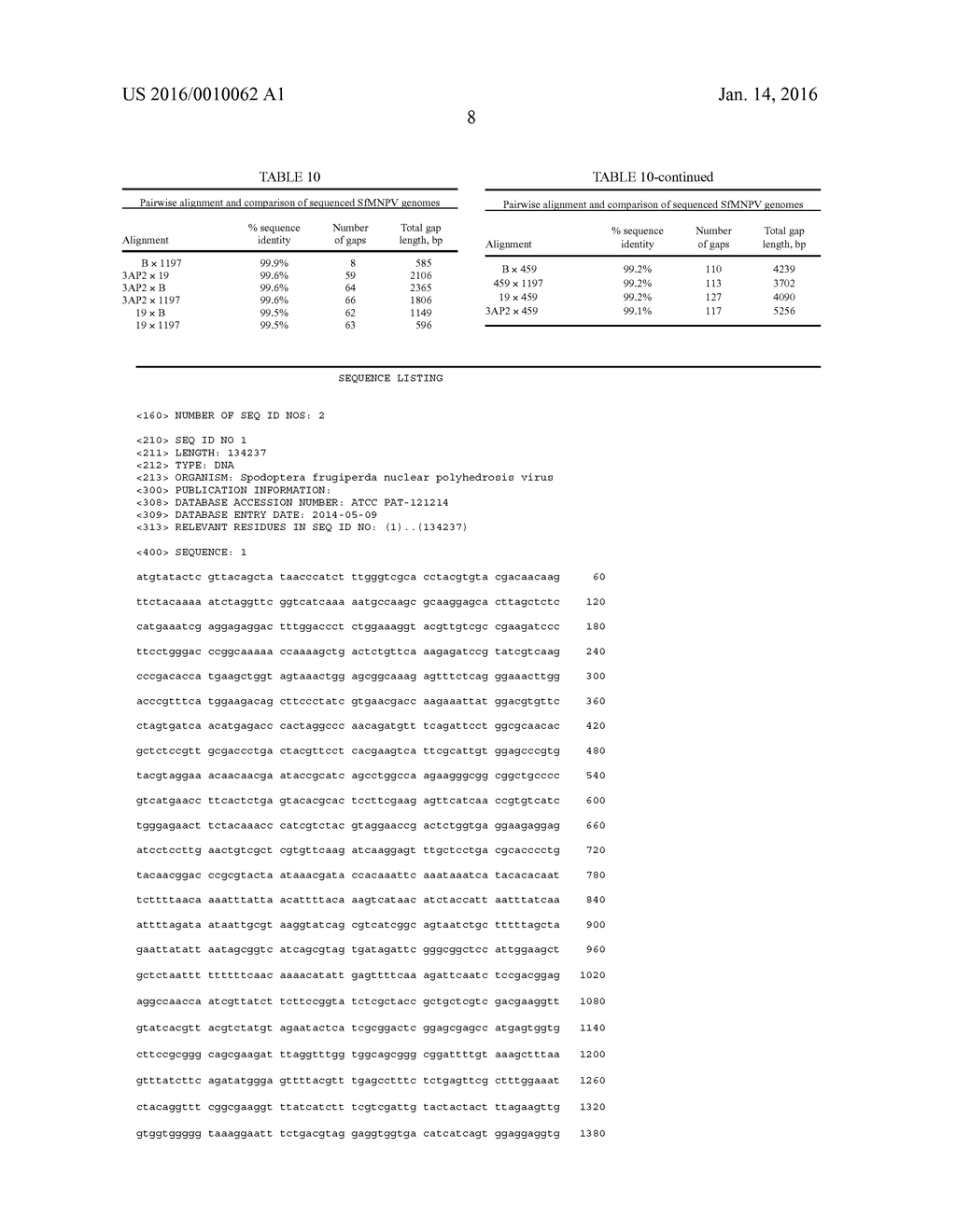 Isolated Spodoptera Frugiperda Multiple Nucleopolyhedroviruses and Methods     for Killing Insects - diagram, schematic, and image 11