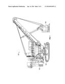SUPPORT RAIL AND SWING GEAR ASSEMBLY FOR A MINING VEHICLE diagram and image
