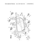 STRUCTURE FOR ATTACHING VEHICLE DOOR HANDLE DEVICE diagram and image