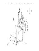 STRUCTURE FOR ATTACHING VEHICLE DOOR HANDLE DEVICE diagram and image