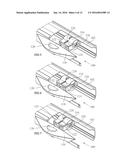 ARRANGEMENT FOR MOUNTING AN ACTUATOR BUTTON ONTO A RAIL OF A WINDOW     COVERING diagram and image