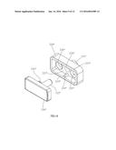 ARRANGEMENT FOR MOUNTING AN ACTUATOR BUTTON ONTO A RAIL OF A WINDOW     COVERING diagram and image