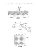 DRILLING OR ABRADING TOOL HAVING A WORKING SURFACE WITH AN ARRAY OF BLIND     APERTURES PLUGGED WITH SUPER-ABRASIVE MATERIAL diagram and image