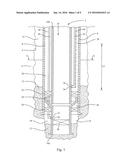 Method for Downhole Cutting of At Least One Line Disposed Outside and     Along a Pipe String in a Well, and Without Simultaneously Severing the     Pipe String diagram and image