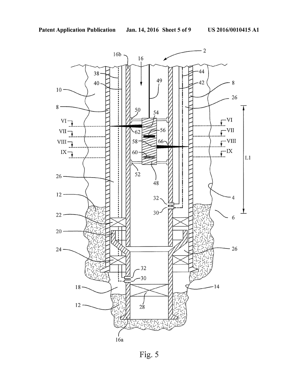 Method for Downhole Cutting of At Least One Line Disposed Outside and     Along a Pipe String in a Well, and Without Simultaneously Severing the     Pipe String - diagram, schematic, and image 06