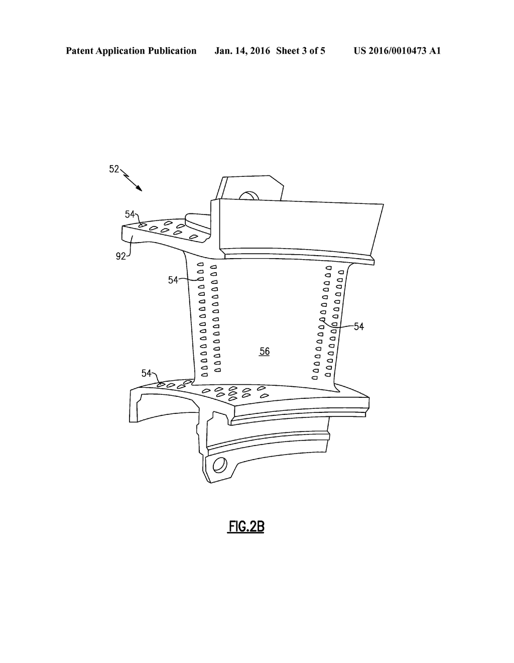 COOLING HOLE FOR A GAS TURBINE ENGINE COMPONENT - diagram, schematic, and image 04