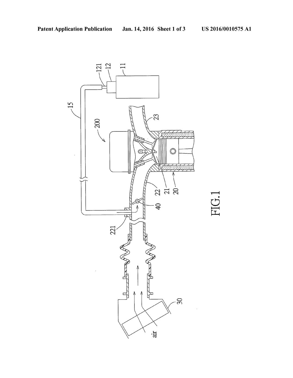 HYDROGEN FUEL ASSIST DEVICE FOR AN INTERNAL COMBUSTION ENGINE SYSTEM - diagram, schematic, and image 02