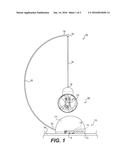 SUSPENDED FAN GENERATING RANDOM MOVEMENT OF A MAIN BODY diagram and image