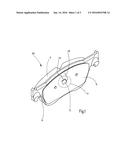 BRAKE LINING WITH DEVICE FOR REDUCING NOISES diagram and image