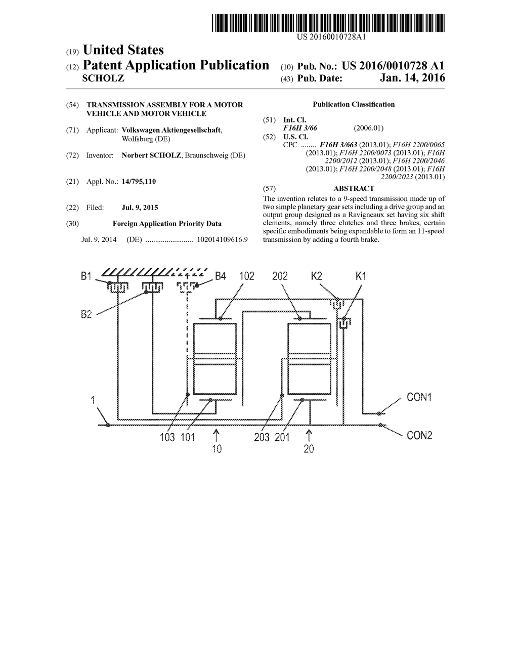 TRANSMISSION ASSEMBLY FOR A MOTOR VEHICLE AND MOTOR VEHICLE - diagram, schematic, and image 01