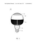 LIGHT-EMITTING DIODE BULB WITH LOUDSPEAKER FUNCTION diagram and image