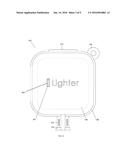 ELECTRONIC LIGHTER WHEN ATTACHED TO A SMARTPHONE GENERATES HEAT FOR     LIGHTING A CIGARETTE/CIGAR diagram and image