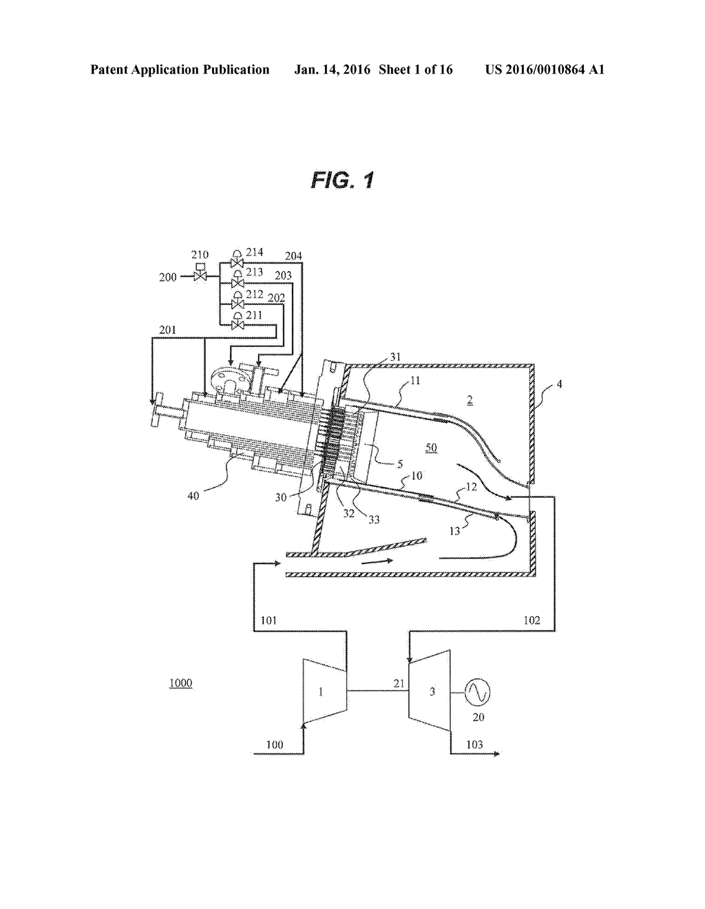 Gas Turbine Combustor - diagram, schematic, and image 02