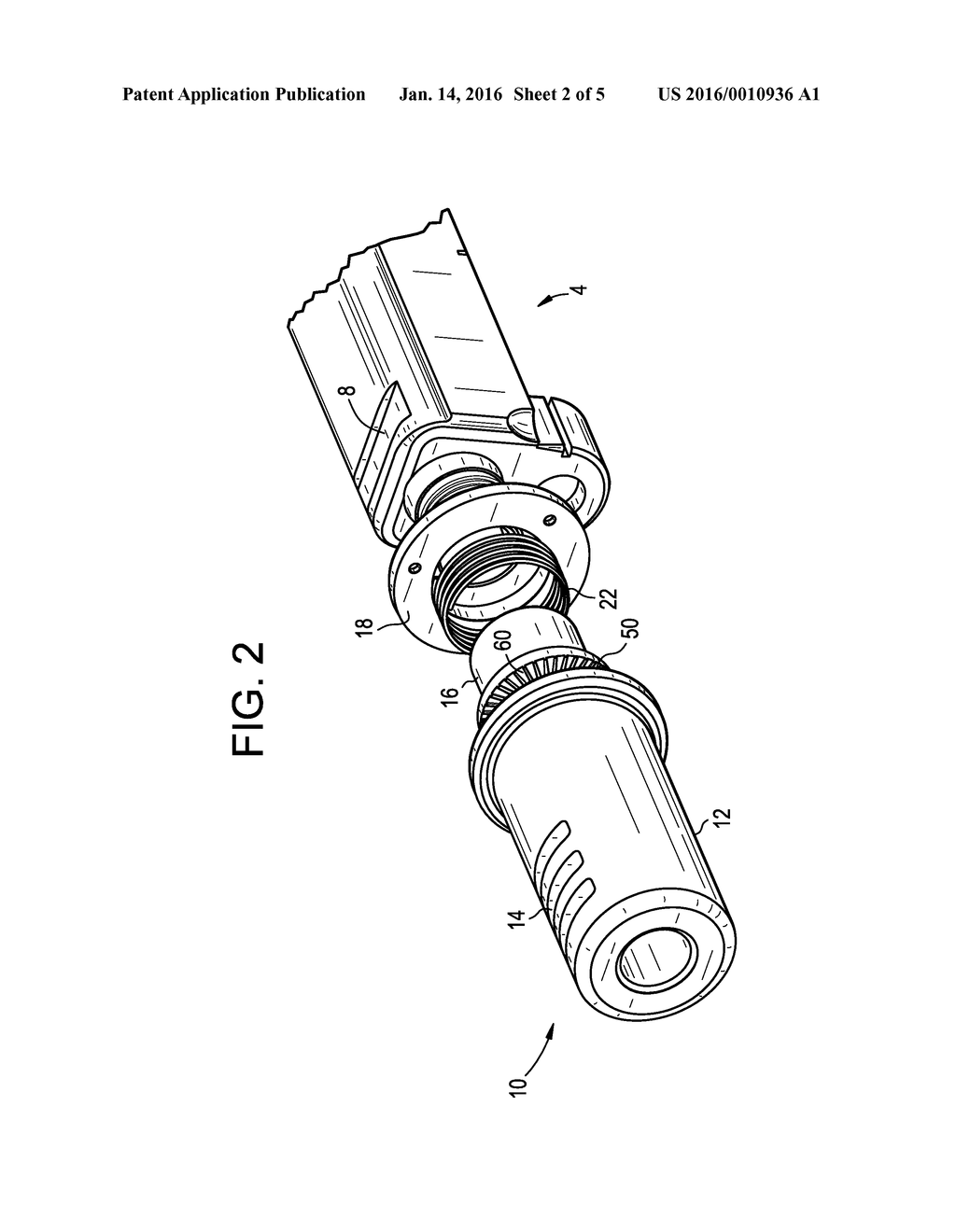 Firearm Compensator Assembly - diagram, schematic, and image 03