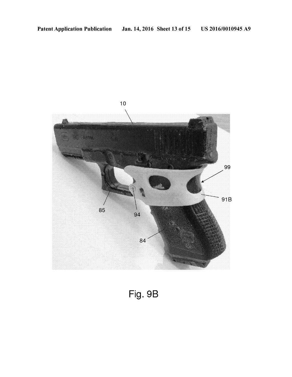 ADJUSTABLE GRIP EXTENDER FOR A FIREARM - diagram, schematic, and image 14