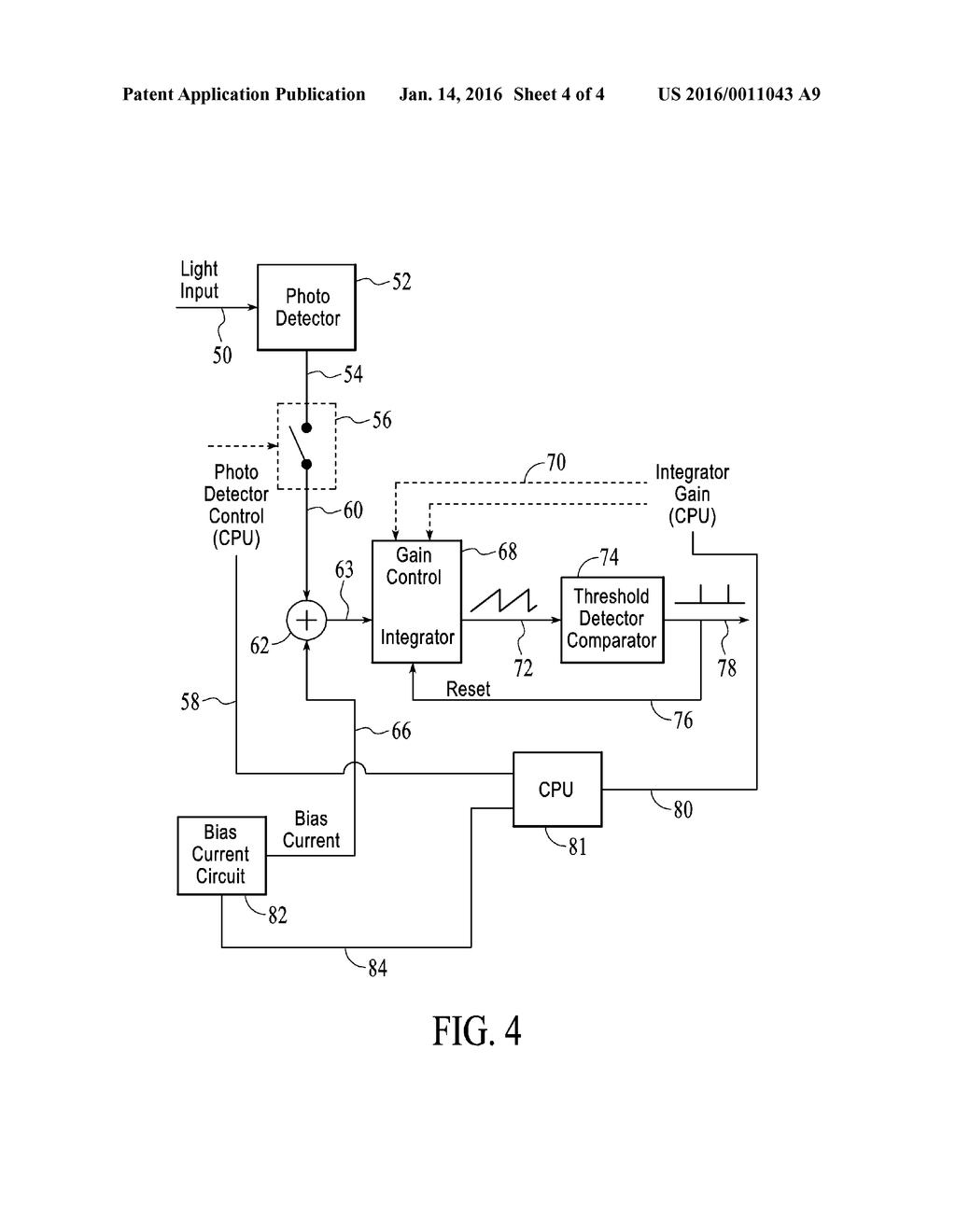 Light to Frequency Converter Optical Sensor with Electronic Bias and     Adjustable Gain - diagram, schematic, and image 05