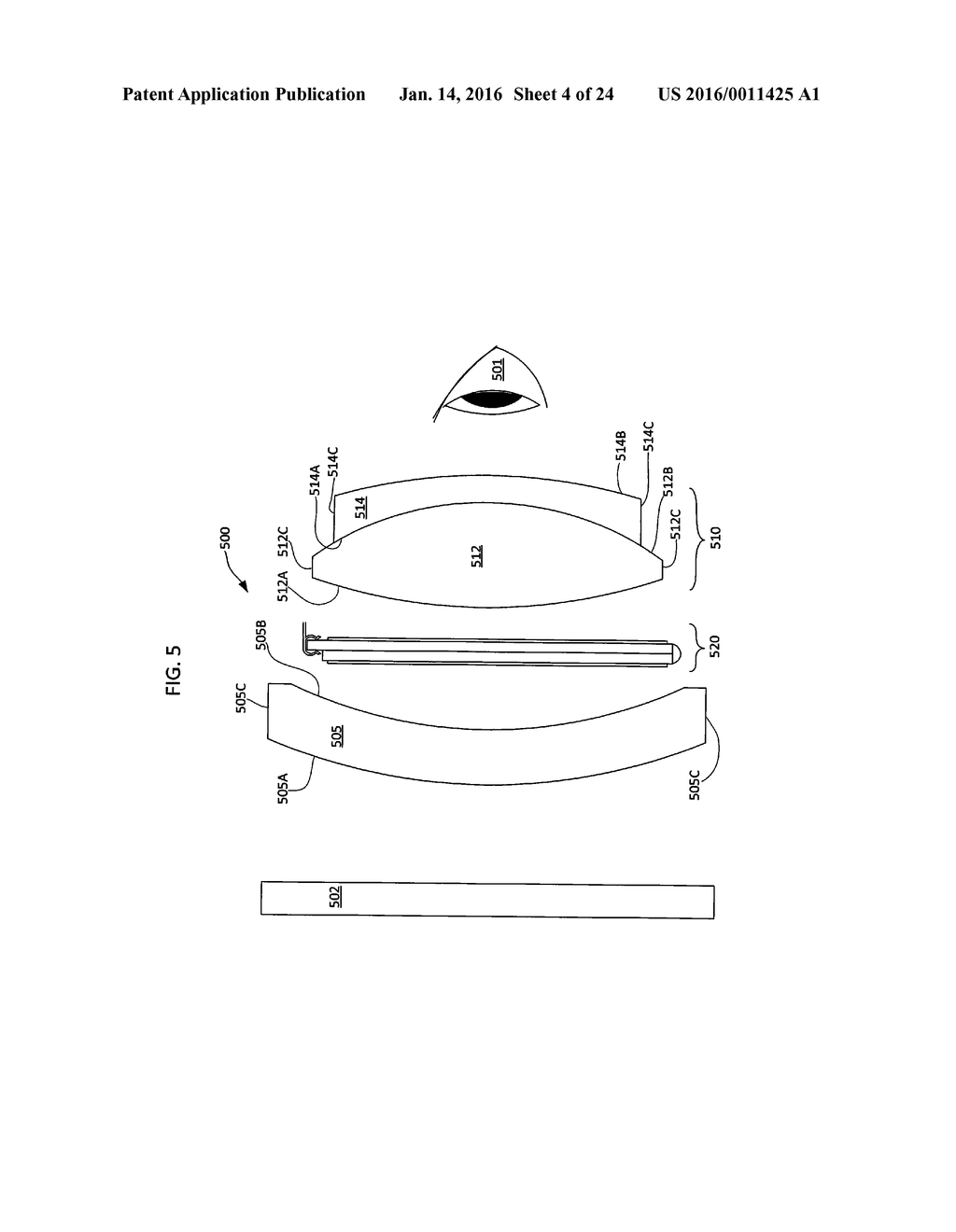 METHOD AND SYSTEM FOR REDUCING MOTION BLUR WHEN EXPERIENCING VIRTUAL OR     AUGMENTED REALITY ENVIRONMENTS - diagram, schematic, and image 05