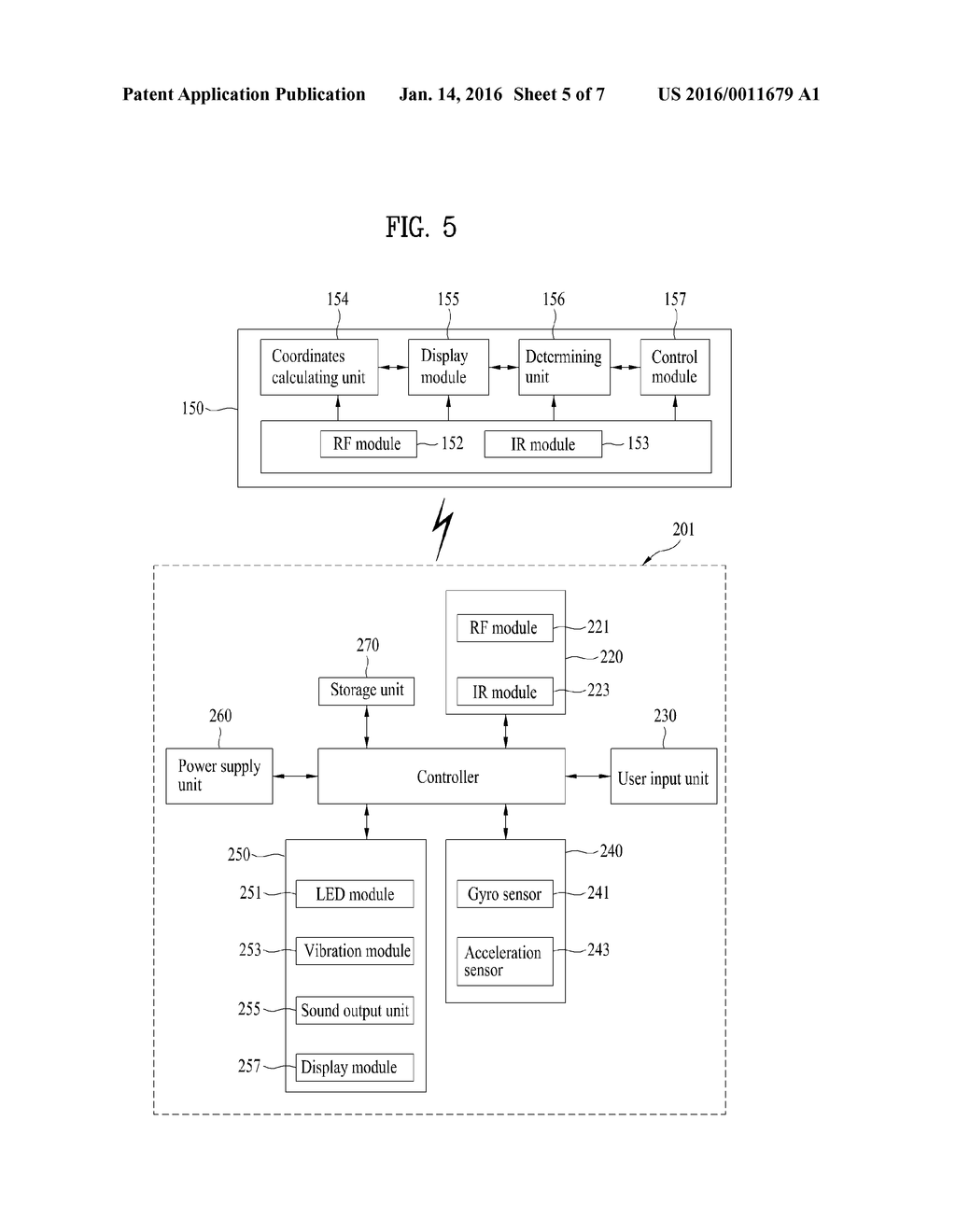 DIGITAL BROADCAST RECEIVER CONTROLLED BY SCREEN REMOTE CONTROLLER AND     SPACE REMOTE CONTROLLER AND CONTROLLING METHOD THEREOF - diagram, schematic, and image 06