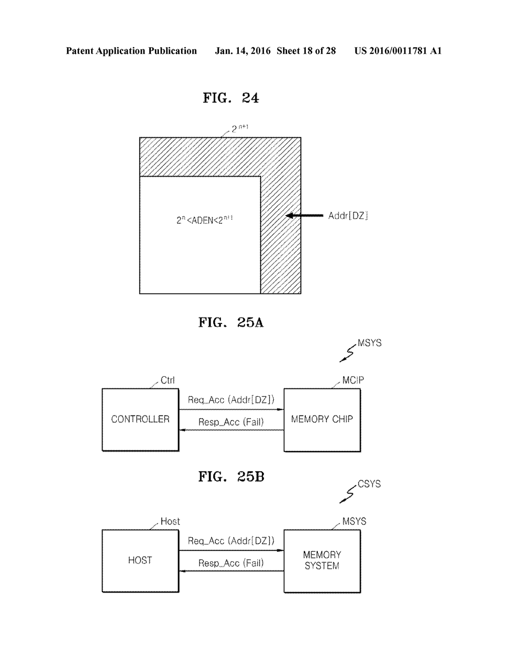 MEMORY CHIP, MEMORY SYSTEM, AND METHOD OF ACCESSING THE MEMORY CHIP - diagram, schematic, and image 19