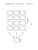 INTERACTIVE SYNCHRONIZED MULTI-SCREEN DISPLAY diagram and image