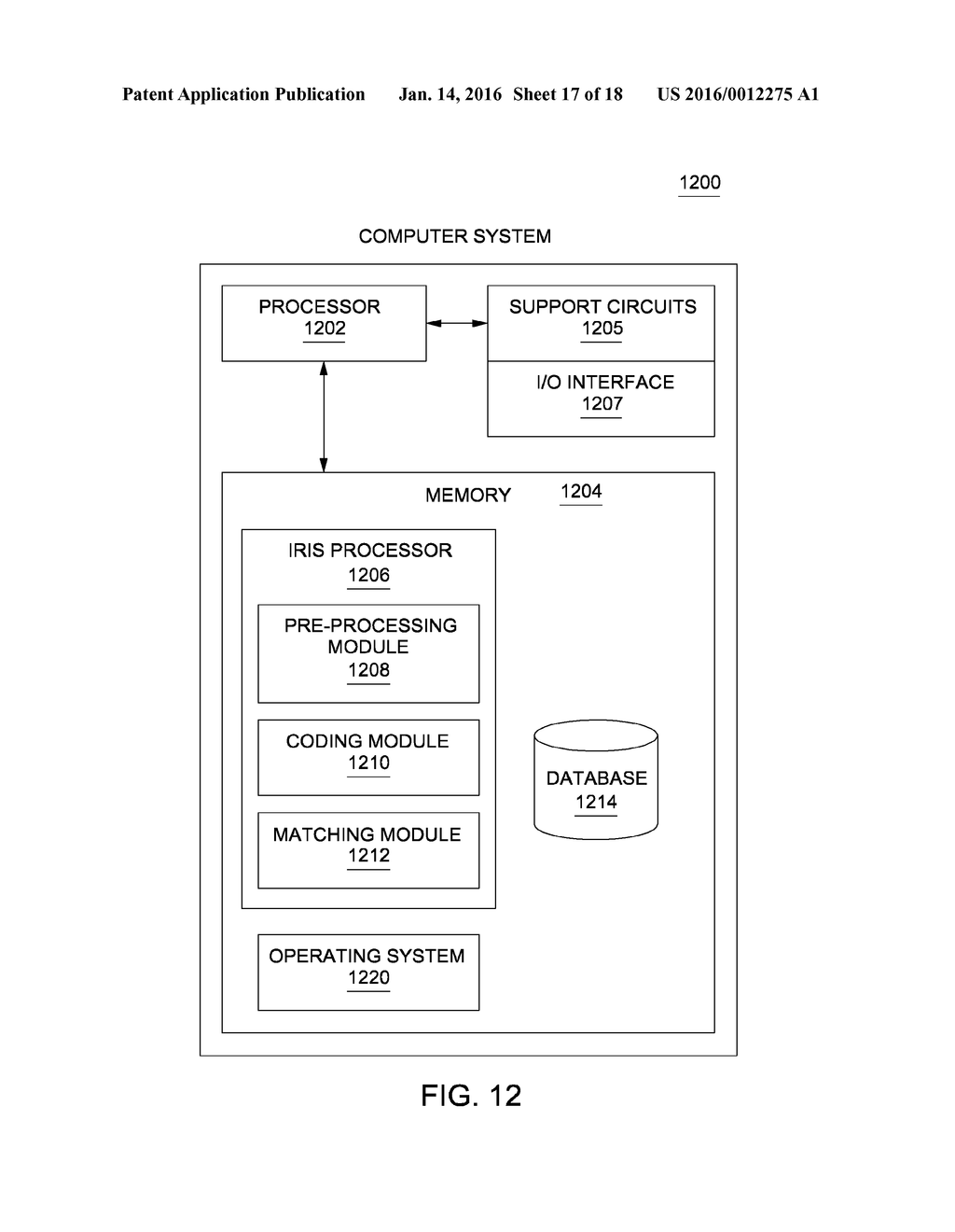 IRIS BIOMETRIC MATCHING SYSTEM - diagram, schematic, and image 18