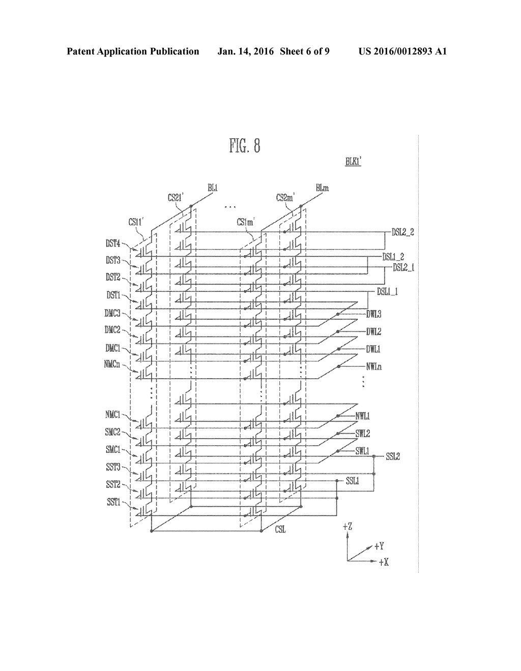 SEMICONDUCTOR MEMORY DEVICE INCLUDING THREE-DIMENSIONAL ARRAY STRUCTURE - diagram, schematic, and image 07