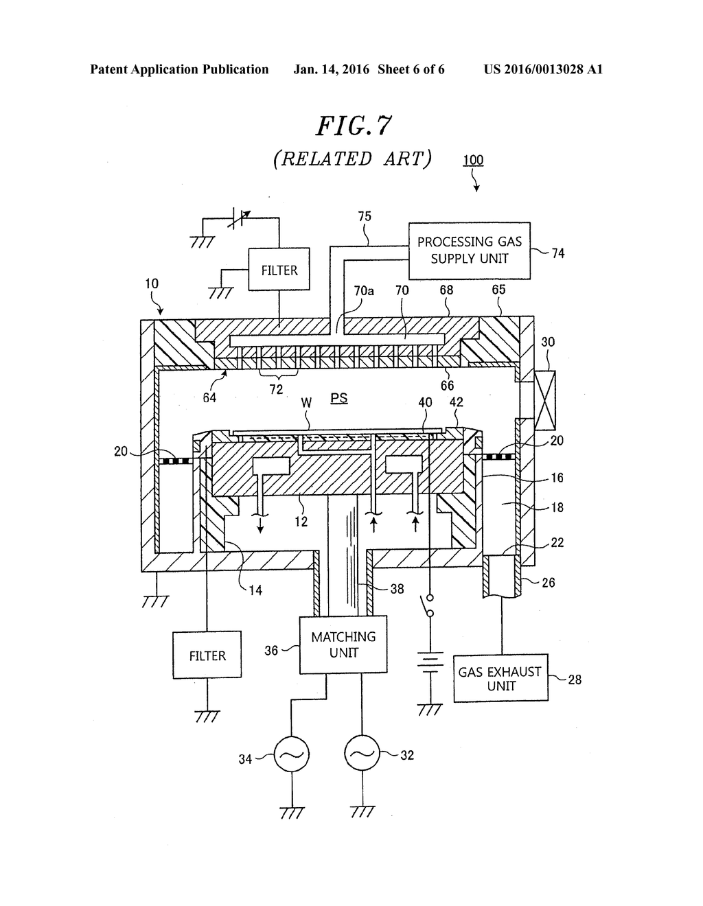 PLASMA PROCESSING APPARATUS AND UPPER ELECTRODE ASSEMBLY - diagram, schematic, and image 07