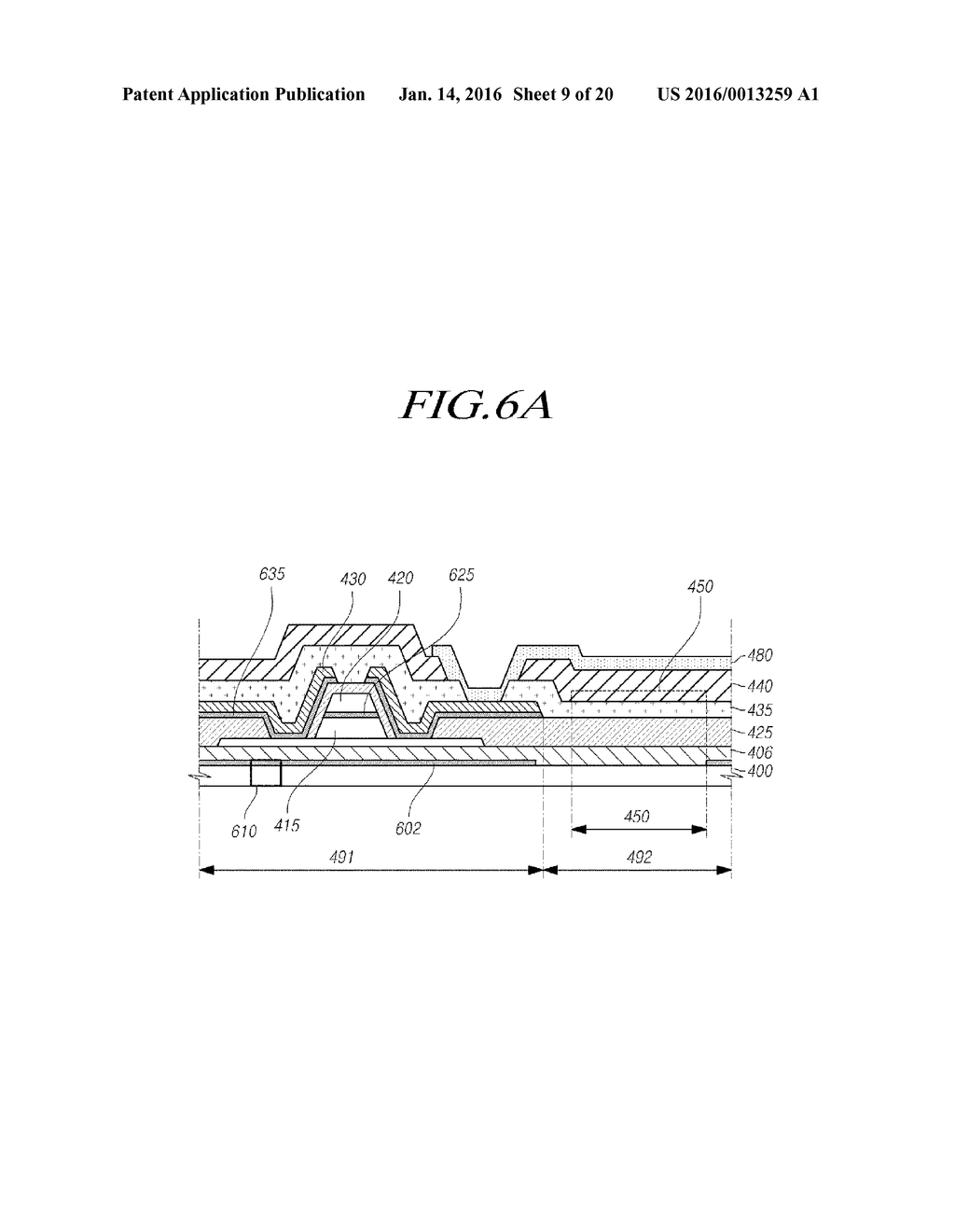 ORGANIC LIGHT EMITTING DISPLAY DEVICE AND METHOD FOR MANUFACTURING THE     SAME - diagram, schematic, and image 10