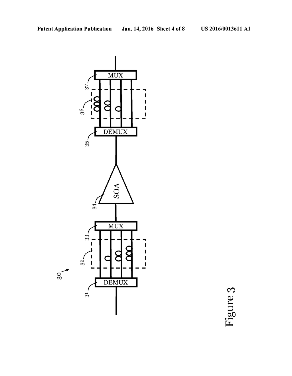Optical Amplifier Arrangement - diagram, schematic, and image 05