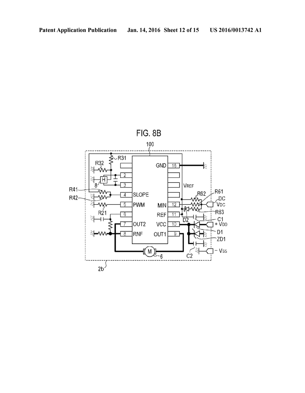 MOTOR DRIVING CIRCUIT, COOLING DEVICE AND ELECTRONIC APPARATUS INCLUDING     THE SAME - diagram, schematic, and image 13