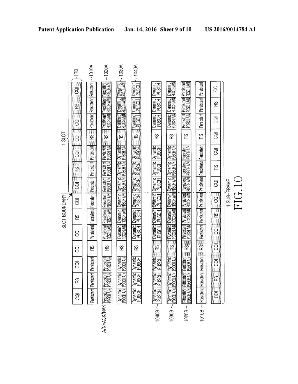 PARTITIONING OF FREQUENCY RESOURCES FOR TRANSMISSION OF CONTROL SIGNALS     AND DATA SIGNALS IN SC-FDMA COMMUNICATION SYSTEMS - diagram, schematic, and image 10