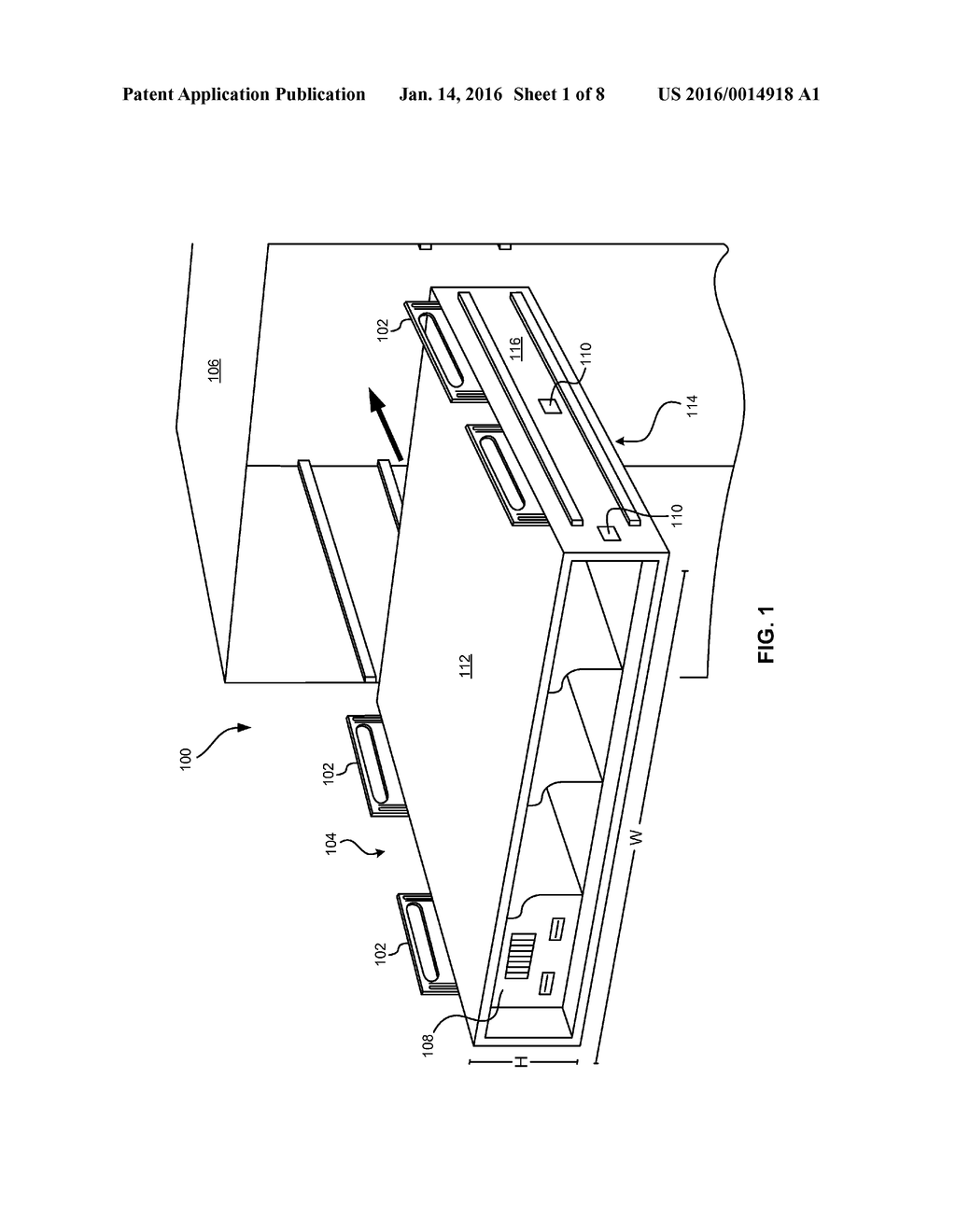 LIFT HANDLES HAVING SAFETY INTERLOCKS FOR A RACK-MOUNTED ENCLOSURE - diagram, schematic, and image 02