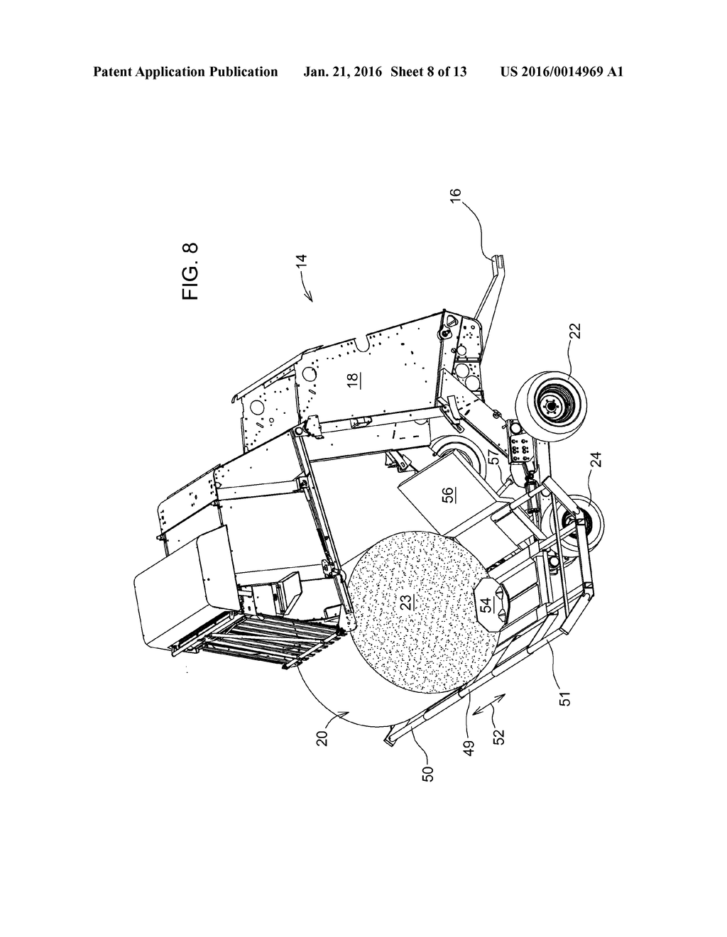 AGRICULTURAL BALER PLATFORM - diagram, schematic, and image 09