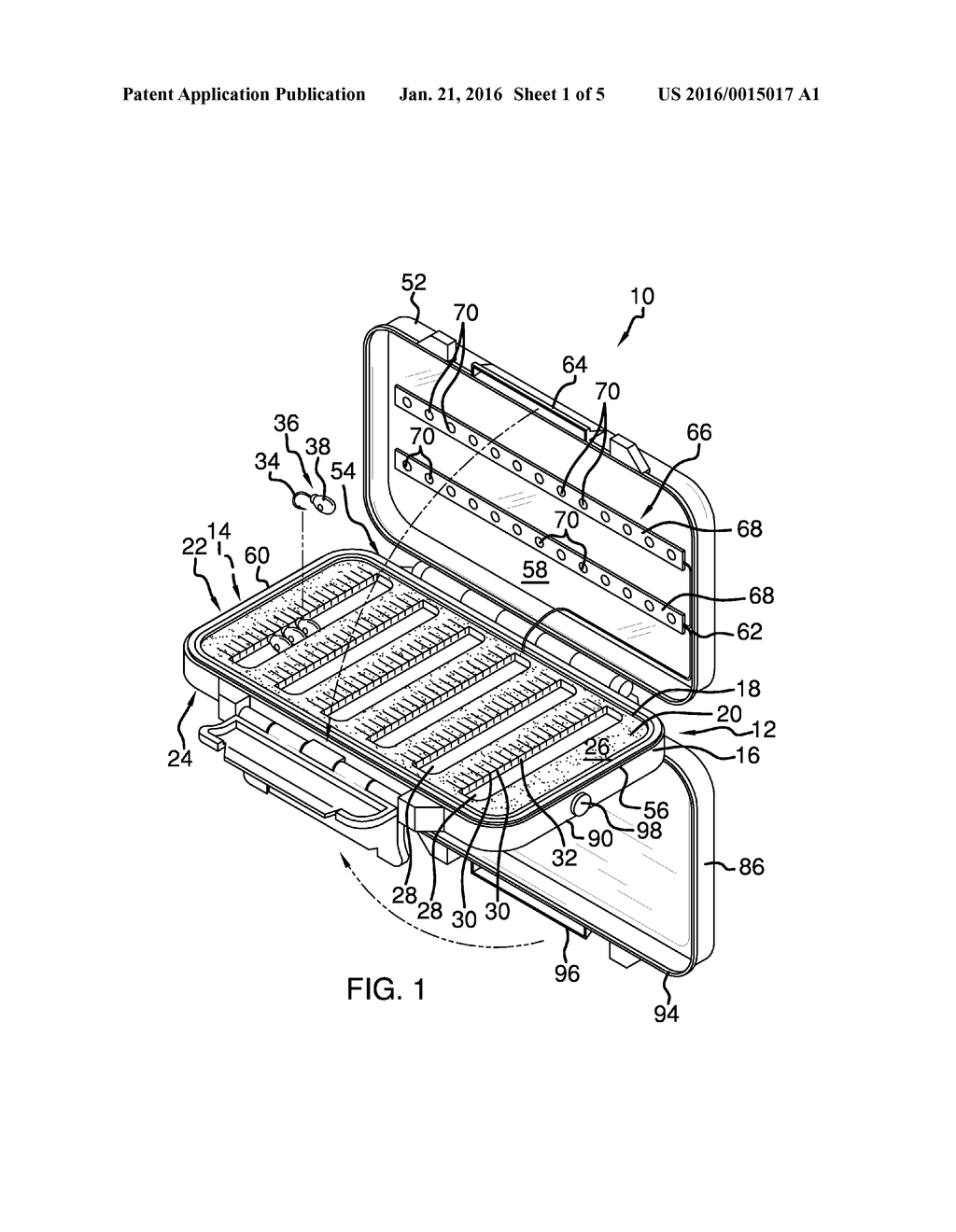 Phosphorescent Fishing Lure Energizing Storage Device - diagram, schematic, and image 02