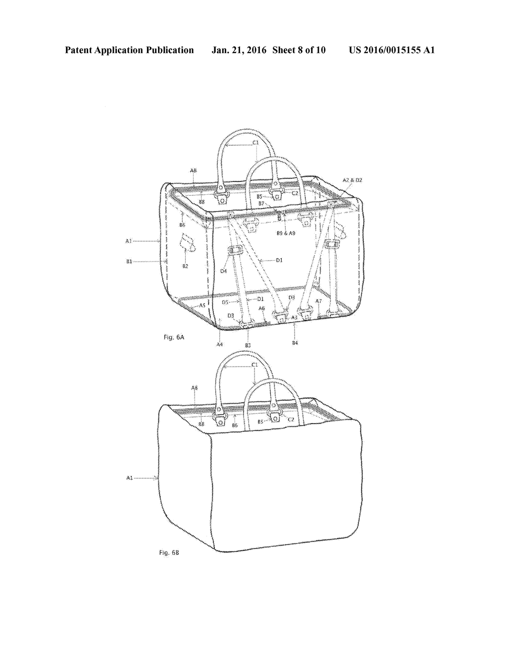 Multi-purpose Convertible Backpack System - Flipper Bag - diagram, schematic, and image 09